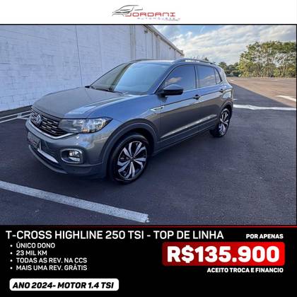 VOLKSWAGEN T-CROSS 1.4 250 TSI TOTAL FLEX HIGHLINE AUTOMÁTICO